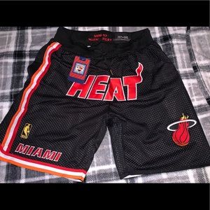 “Miami heat” Just Don retro NBA shorts